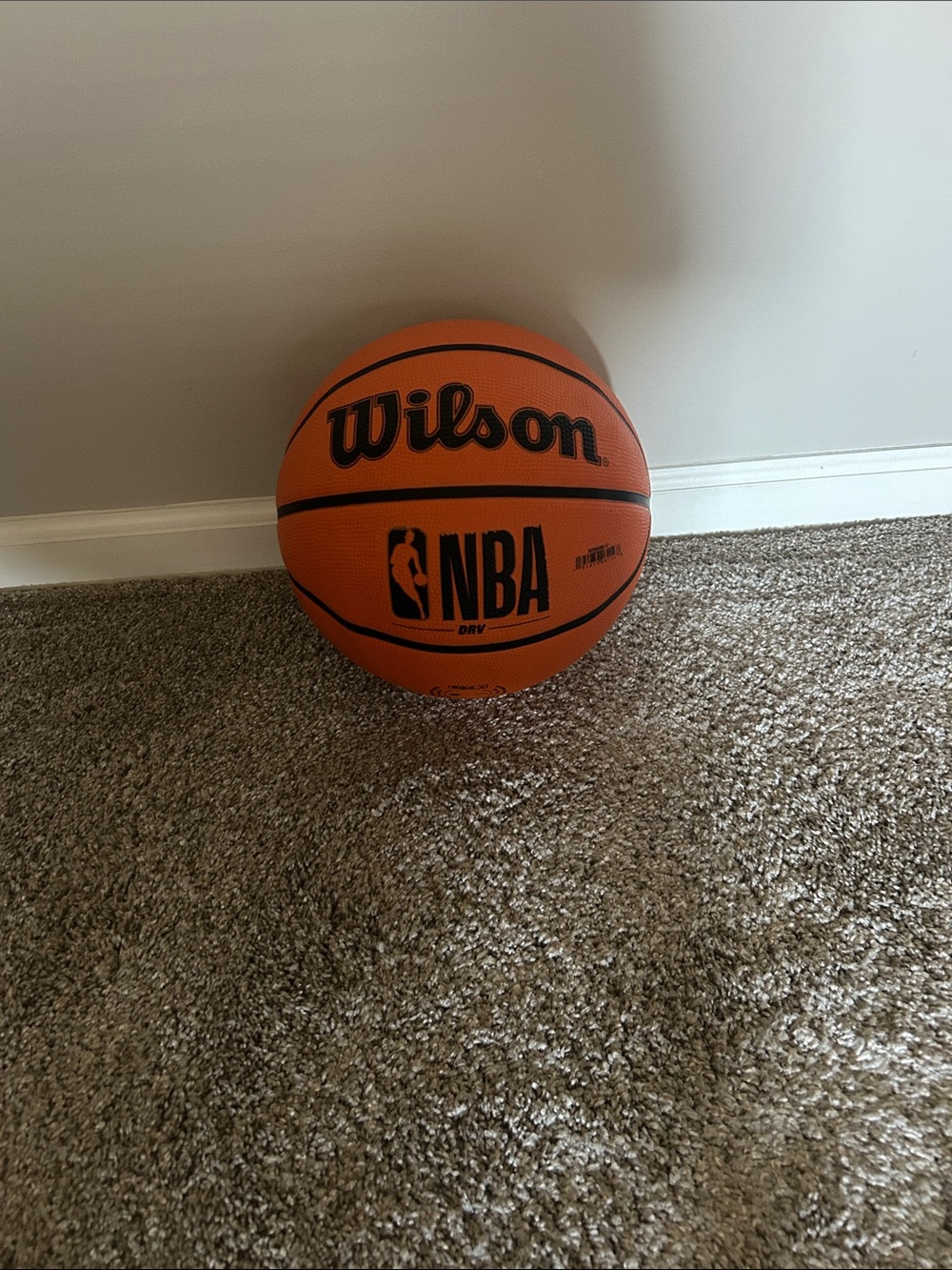 Wilson Orange Basketball with Black Logo - Home Accent